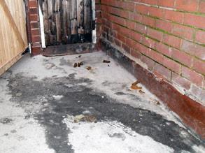 Porous walkways which were becoming hazardous to pedestrians